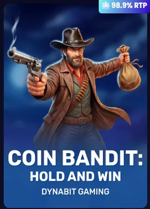 Coin Bandit Hold and Win von Dynabit Spielautomat bei SlotsGem